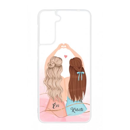 kerd a neveddel BFF Heart Best Friends forever legjobb baratnos Samsung Galaxy S21 Plus tok