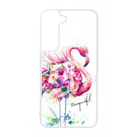 Álomszép Flamingo tropical summer nyári Samsung Galaxy S22 tok