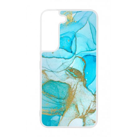 Ocean Blue Gold marvanyos marvany mintas Samsung Galaxy S22 tok