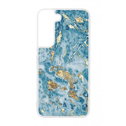 Blue Gold marvanyos marvany mintas Samsung Galaxy S22 tok