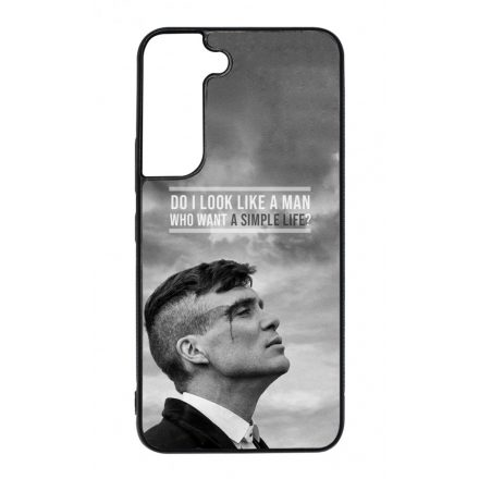 Tommy Shelby simple life idezet peaky blinders Samsung Galaxy S22 tok