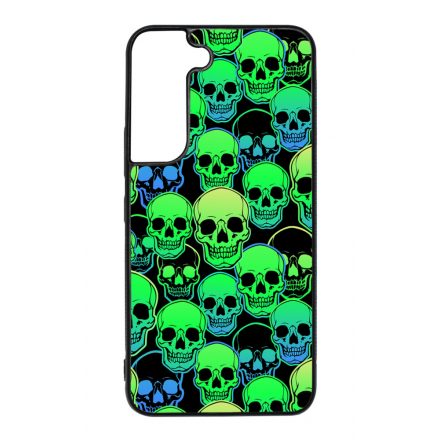 Green Skulls - Halloween Samsung Galaxy S22 tok