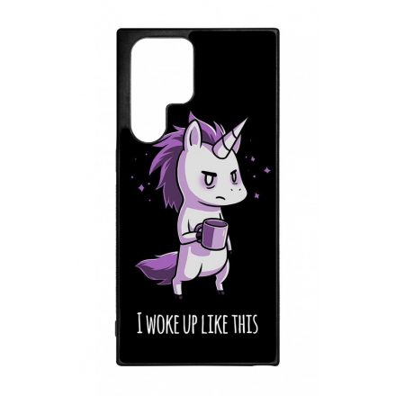 Unikornis - morcos reggel unicorn egyszarvú Samsung Galaxy S22 Ultra tok