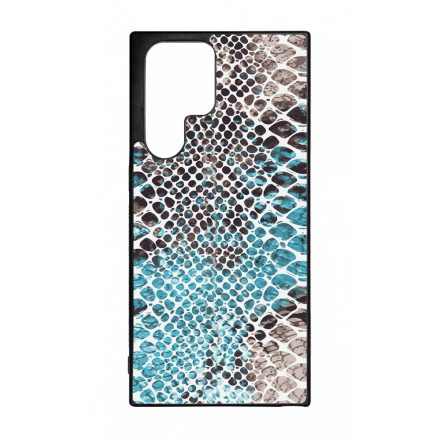 Blue Snake Kigyobor Wild Beauty Animal Fashion Csajos Allat mintas Samsung Galaxy S22 Ultra tok