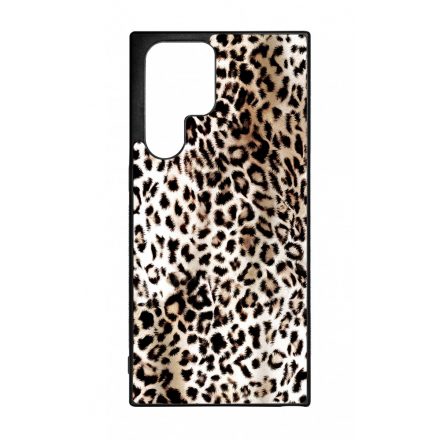 Natural Leopard Wild Beauty Animal Fashion Csajos Allat mintas Samsung Galaxy S22 Ultra tok