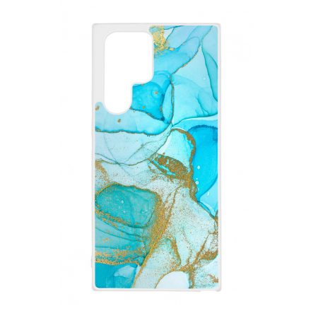 Ocean Blue Gold marvanyos marvany mintas Samsung Galaxy S22 Ultra tok