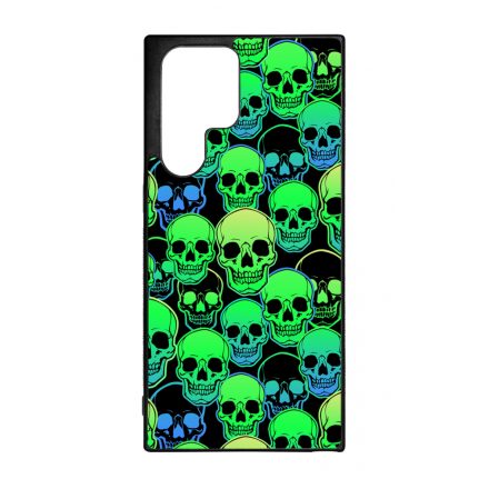 Green Skulls - Halloween Samsung Galaxy S22 Ultra tok