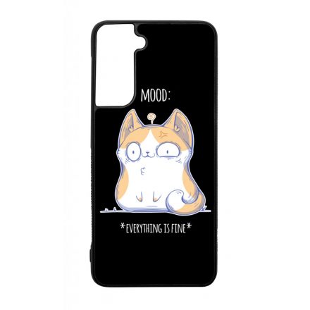 Cat Mood cicas macskas this is fine Samsung Galaxy S23 tok