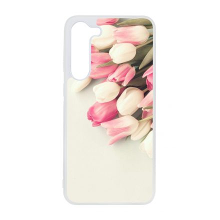 virágos tulipános tavaszi Samsung Galaxy S23 Plus tok