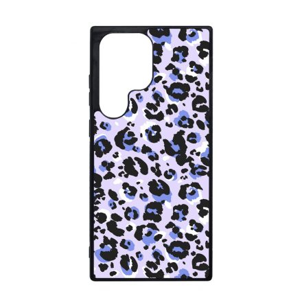 Purple Leopard Wild Beauty Csajos Allat mintas Samsung Galaxy S23 Ultra tok