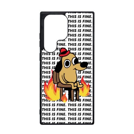 This is fine DOG kutyas meme Samsung Galaxy S23 Ultra tok