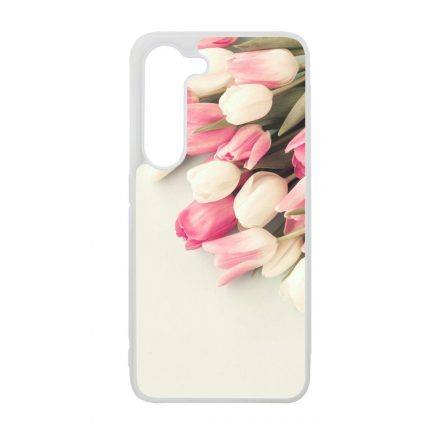 virágos tulipános tavaszi Samsung Galaxy S24 tok