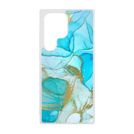 Ocean Blue Gold marvanyos marvany mintas Samsung Galaxy S24 Ultra tok