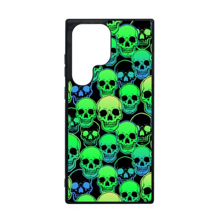 Green Skulls - Halloween Samsung Galaxy S24 Ultra tok