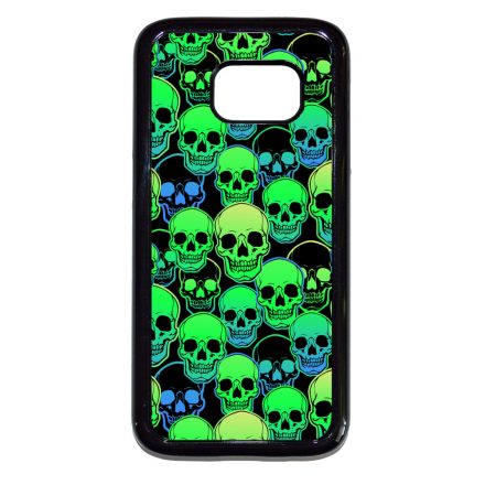 Green Skulls - Halloween Samsung Galaxy S7 tok