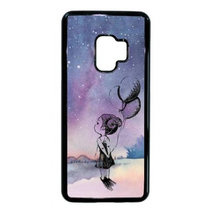 lufis kislány csajos galaxis galaxy Samsung Galaxy S9 fekete tok