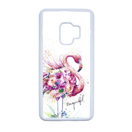 Álomszép Flamingo tropical summer nyári Samsung Galaxy S9 tok