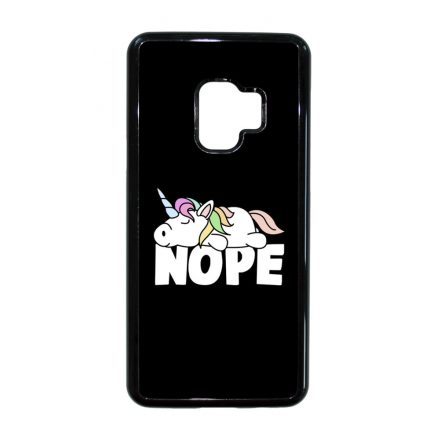 NOPE unikornis unicorn egyszarvú Samsung Galaxy S9 tok