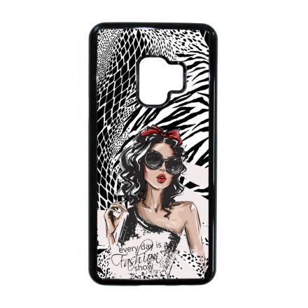 Fashion Show Girl Wild Beauty Csajos Allat mintas Samsung Galaxy S9 tok