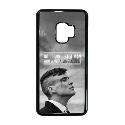 Tommy Shelby simple life idezet peaky blinders Samsung Galaxy S9 tok