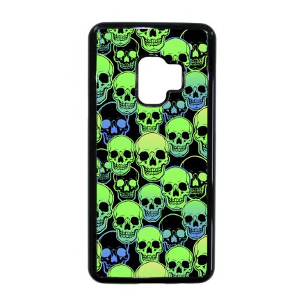 Green Skulls - Halloween Samsung Galaxy S9 tok