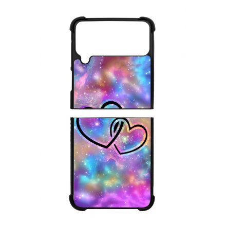 szerelem szerelmes szíves szivecskés hipster Samsung Galaxy Z Flip 3 5G tok