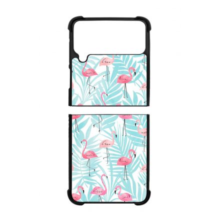 Flamingo Pálmafa nyár Samsung Galaxy Z Flip 3 5G tok