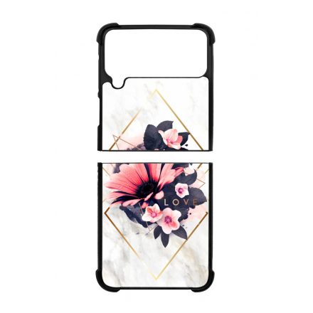 Marble Love marvany mintas viragos Samsung Galaxy Z Flip 3 5G tok