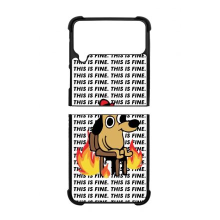 This is fine DOG kutyas meme Samsung Galaxy Z Flip 3 5G tok