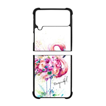 Álomszép Flamingo tropical summer nyári Samsung Galaxy Z Flip 4 5G tok