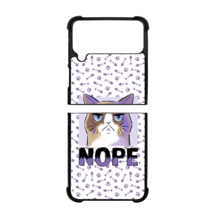 NOPE Cat Antisocial Samsung Galaxy Z Flip 4 5G tok