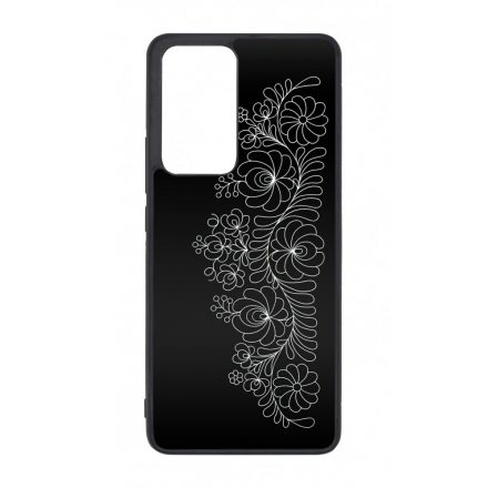 Elegant Matyó - Black magyar mintás hungarian folk Xiaomi Mi 12 Pro / Mi 12S Pro tok