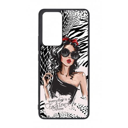 Fashion Show Girl Wild Beauty Csajos Allat mintas Xiaomi Mi 12 Pro / Mi 12S Pro tok