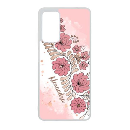 Kérd a neveddel - RoseGold Matyó magyar mintás hungarian folk Xiaomi 12T / 12T Pro tok