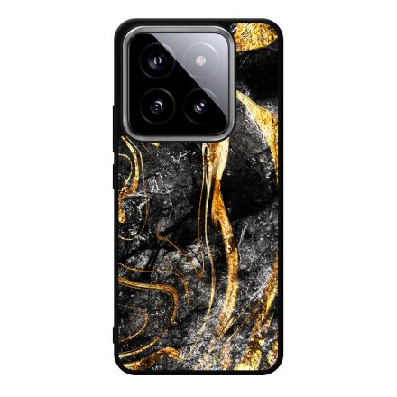 Luxury Golden Black marvanyos marvany mintas Xiaomi Mi 14 Ultra tok