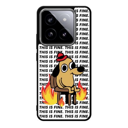 This is fine DOG kutyas meme Xiaomi Mi 14 Ultra tok