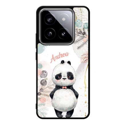 Édes kis Panda - Téli mintás Xiaomi Mi 14 Ultra tok