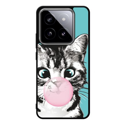 Bubble Cat - cica mintás Xiaomi Mi 14 Ultra tok