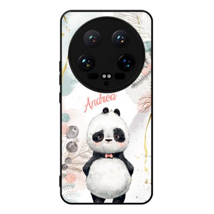 Édes kis Panda - Téli mintás Xiaomi Mi 14 Ultra tok