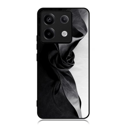 Szatén hatású fekete-fehér Art Xiaomi tok