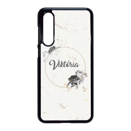 marble marvany mintas Rozsa viragos Xiaomi Mi 9 SE tok