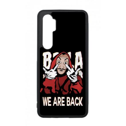 We are back - A Nagy Pénzrablás - la casa de papel Xiaomi Mi Note 10 Lite tok