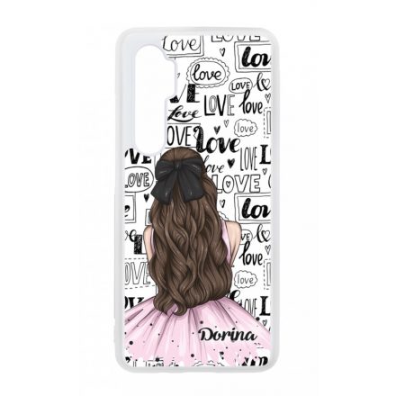 Kérd a Neveddel - LOVE Girl szerelem valentin napi Xiaomi Mi Note 10 Lite tok