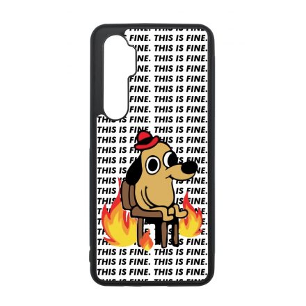 This is fine DOG kutyas meme Xiaomi Mi Note 10 Lite tok