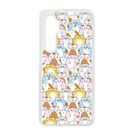 Tündéri Kawaii cica mintás Xiaomi Mi Note 10 Lite tok