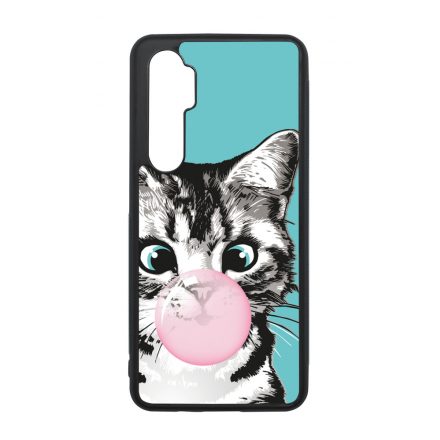 Bubble Cat - cica mintás Xiaomi Mi Note 10 Lite tok