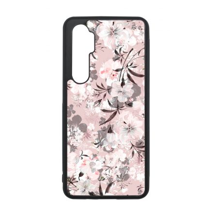 Puderpink tavaszi viragos Xiaomi Mi Note 10 Lite tok