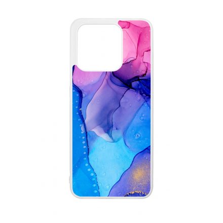 Blue Pink Gradient Ink kek rozsaszin marvanyos Xiaomi Redmi 10C 4G tok