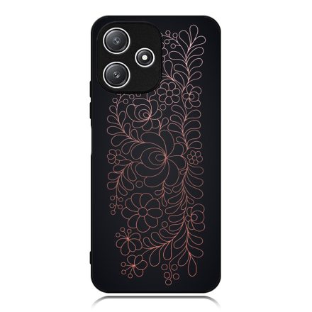 Elegáns Matyó - Rosegold magyar mintás hungarian folk Xiaomi Redmi 12 5G tok