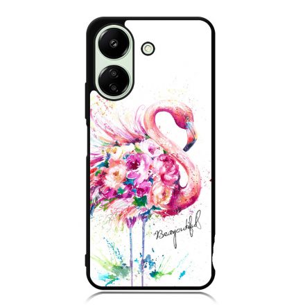 Álomszép Flamingo tropical summer nyári Xiaomi Redmi 13C 4G tok